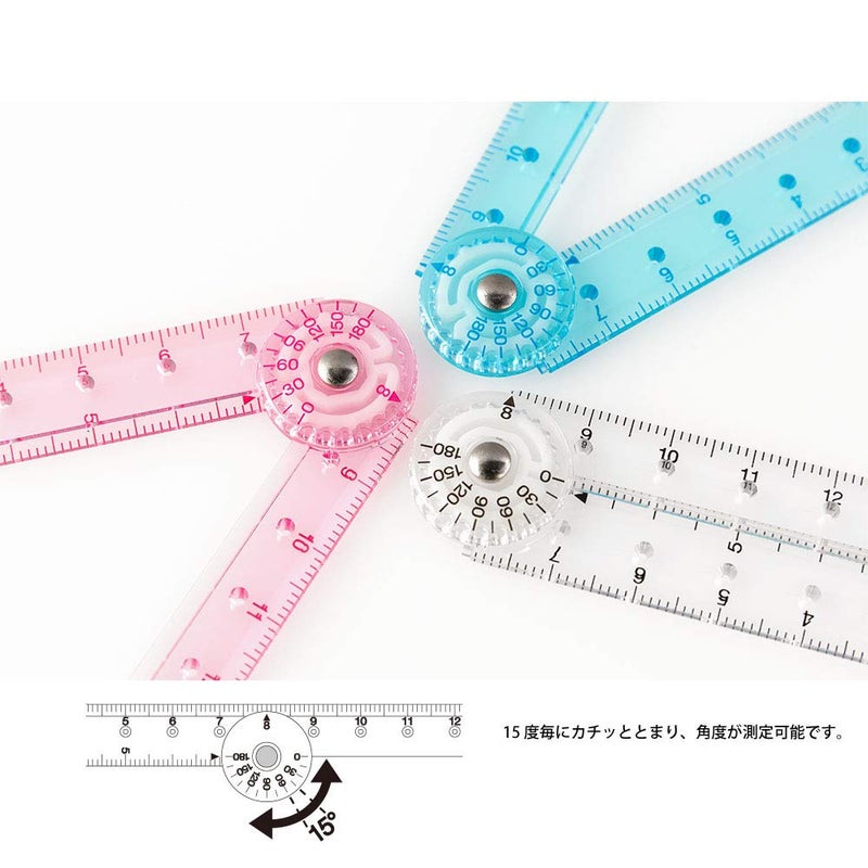 DESIGNPHIL 42263006 Midori Multi Ruler  6.3 inches (16 cm)  Transparent - Image 4